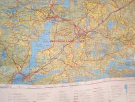 Tammisaari, Topografinen kartta 1:100 000, 1969