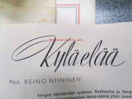 Kotimaan Joulu 1946, sisältää mm. artikkelit; Aarteita suomalaisen pirtin kirjahyllystä (Eino Sormunen), O. Hallesby - Jumalan vanki ihmisten vankina, Vierailu