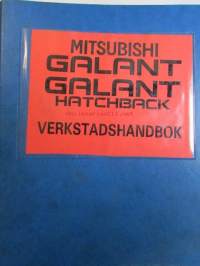 Mitsubishi  Galant Hatchback - Verkstadshandbok 1987 --&gt; Katso kuvasta tarkemmin sisällysluettelo.