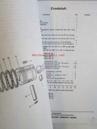 Perkins Diesel Engines Spare parts list to 4.236 Vehicle engine -dieselmoottoreiden varaosaluettelo