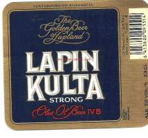 Lapin Kulta Strong IVB olut- olutetiketti