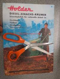 Holder Diesel-Einachs-Räumer traktori -myyntiesite