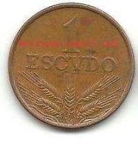 Portugali  1 escudos 1974 - kolikko