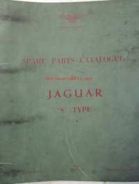 Jaguar &quot;S&quot; Type Spare Parts Catalogue  -varaosaluettelo, Katso tarkemmat mallit ja sisällysluettelo kuvista