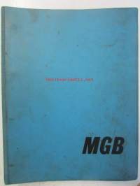 MG MGB Korjauskäsikirja - Katso sisällysluettelo kuvista