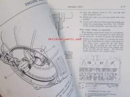 British Leyland Rover 3 litre Workshop Manual no. TP/234/C - Korjaamokäsikirja, Katso tarkemmat mallit ja sisällysluettelo kuvista