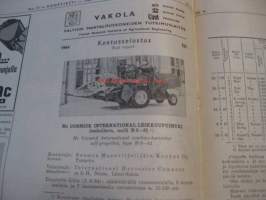Koneviesti 1964 / 19 -sis mm. Volvo täydentää mallivalikoimaansa, korsirehujen varastointiratkaisu, New Yorkin Maailmannäyttely, Perunaviljelijän omavastuu,