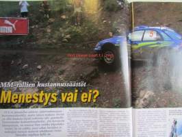 Vauhdin Maailma 2005 nr. 7 -mm. MM-rallien tulevaisuus, Mitsubishi ja Neste Ralli, Ralli-MM Turkki, Kreikka ja Valkeakoski, Guy Colsoul Rallysport, Ralli-SM Nuoret