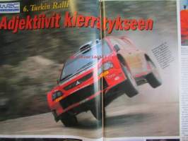 Vauhdin Maailma 2005 nr. 7 -mm. MM-rallien tulevaisuus, Mitsubishi ja Neste Ralli, Ralli-MM Turkki, Kreikka ja Valkeakoski, Guy Colsoul Rallysport, Ralli-SM Nuoret
