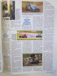 Vauhdin Maailma 2003 nr 12 -mm.  Rallin-MM säännöt ja Britannia, Skoda motorsport, Kilpa-autovakuutus, F1-kooste, VM esittelee Graham Hill Mercedes Benz SL 55