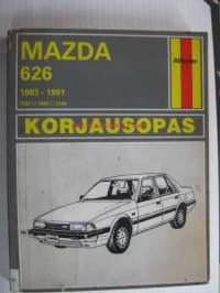Mazda 626 1983-1991 1587cc, 1998cc, 2184cc  Hoito, huolto, korjaus, rakenne, toiminta -Korjausopas