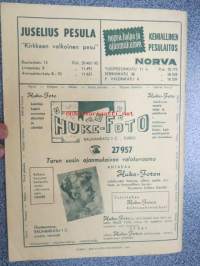 Turun puhelintilaajat 1958 numerojärjestyksessä