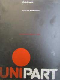 Unipart Parts and Accessories Catalogue v. 1973, Katso kuvista tarkemmin luetteloiden sisällys ja ilmestymisvuodet.
