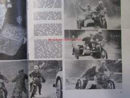Moottoriurheilu 1964 nr 5 sis. mm. seur. artikkelit / kuvat / mainokset: Loistava alku jalanlaahajilla, Maajoukue antoi eteen neljä pinnaa - HMMK saavutti