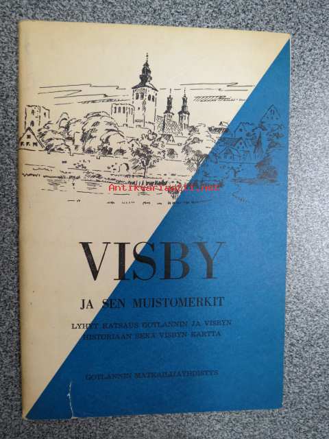 visbyn kartta Visby ja sen muistomerkit   lyhyt katsaus Gotlannin ja Visbyn  visbyn kartta