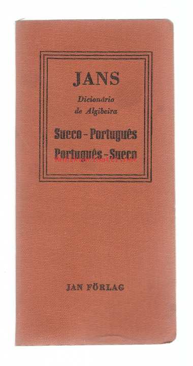 Sveco - Portugués / Portugués - Sveco - sanakirja Ruotsi-Portugali-Ruotsi -  Jans - Kunto: Hyvä 