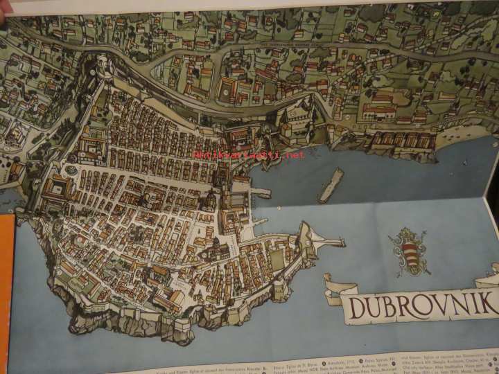 Dubrovnik kartta - Kunto: Hyvä 