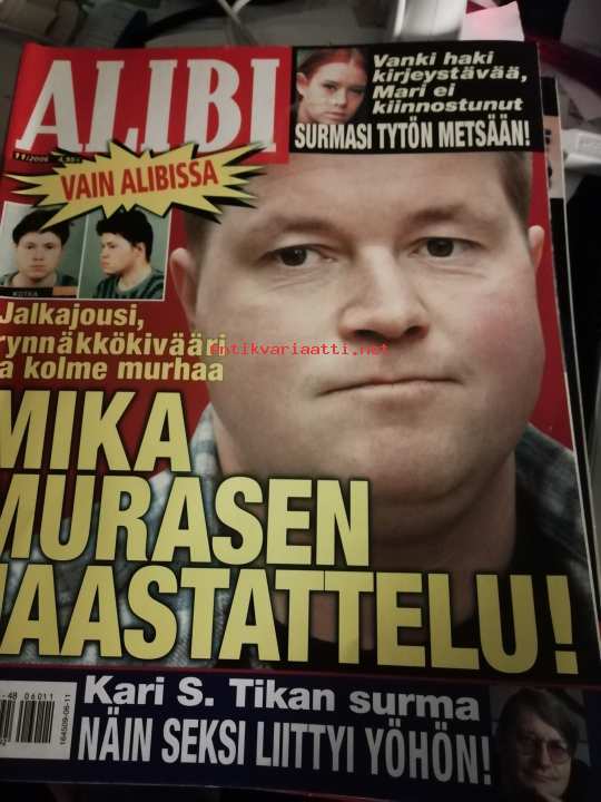 Alibi 2006 Nr 11 Jalkajousi Rynn kk kiv ri Ja Kolme Murhaa Mika alibi-2006-nr-11-jalkajousi-rynn-kk-kiv-ri-ja-kolme-murhaa-mika