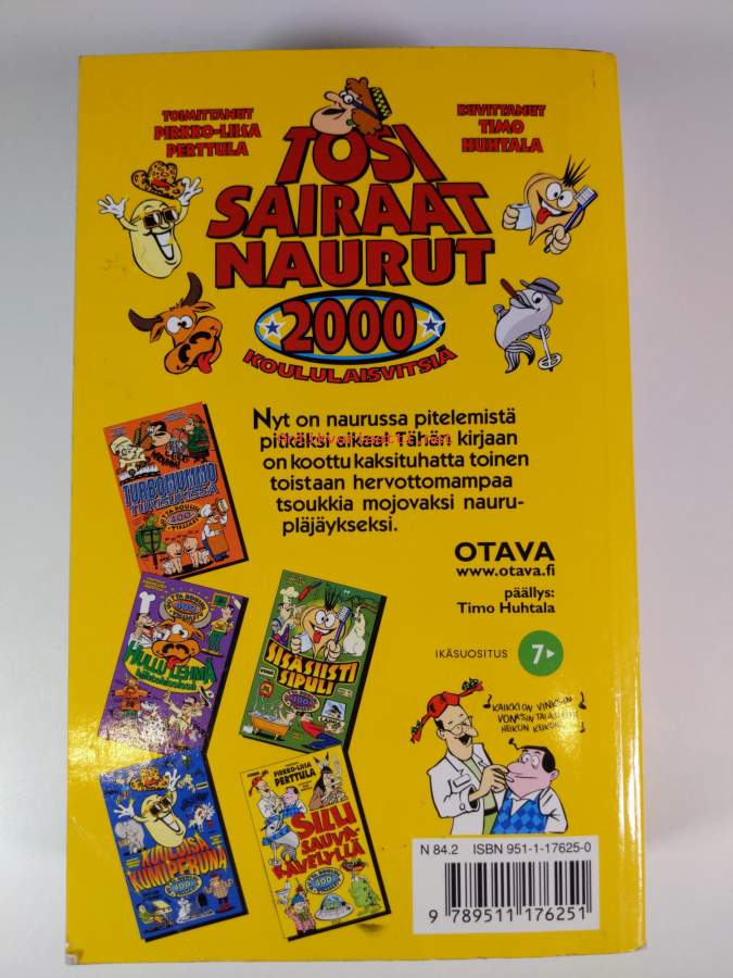 Tosi sairaat naurut 2000 koululaisvitsiä PirkkoLiisa (toim
