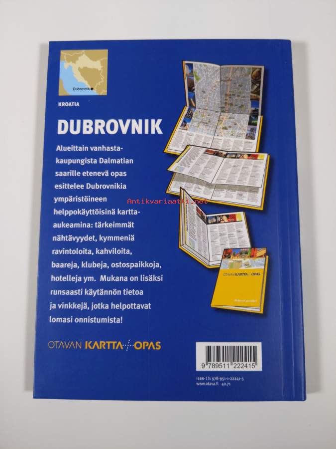 Dubrovnik : kartta + opas - Vincent Grandferry - Kunto: Erinomainen -  