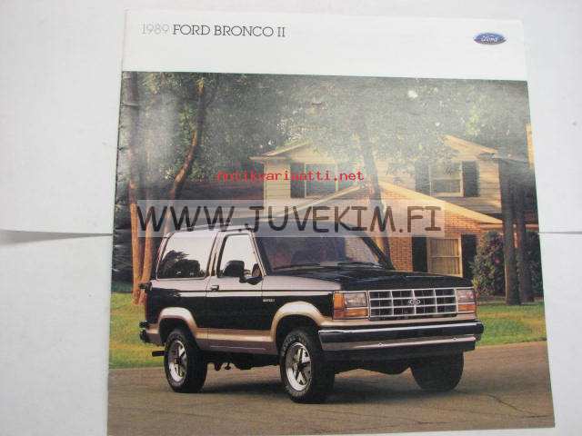 Ford Bronco 2 >> Ford Bronco Ii 1989 Myyntiesite Ford Bronco 2 >> Ford Bronco Ii 1989 Myyntiesite