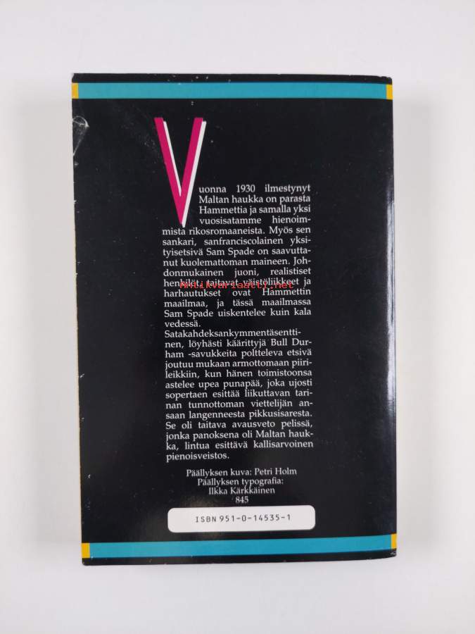 Maltan haukka - Dashiell Hammett - Kunto: Hyvä - Antikvariaatti.net