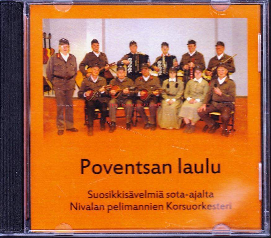 CD Kokoelma Poventsan Laulu Suosikkis velmi Sota ajalta 2008 