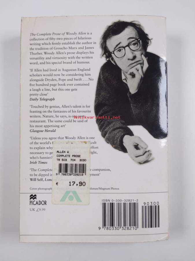 The complete prose of Woody Allen Without feathers Getting even