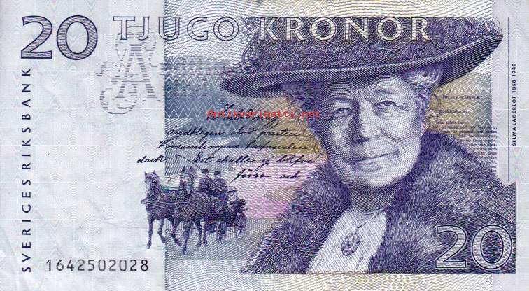 Ruotsi 20 Tjugo Kronor Seteli Kunto Hyv Antikvariaatti Ruotsi 20 Tjugo Kronor Seteli Kunto Hyv Antikvariaatti