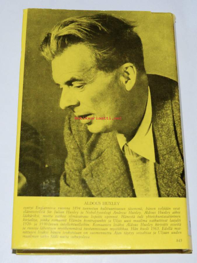 Uljas uusi maailma Aldous Huxley Kunto Hyvä