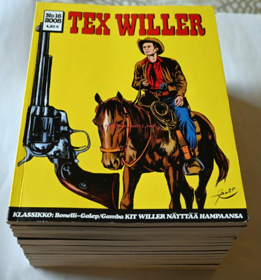 Tex Willer Vuosikerta 2008 1 16 Kunto Hyv Antikvariaatti Tex Willer Vuosikerta 2008 1 16 Kunto Hyv Antikvariaatti