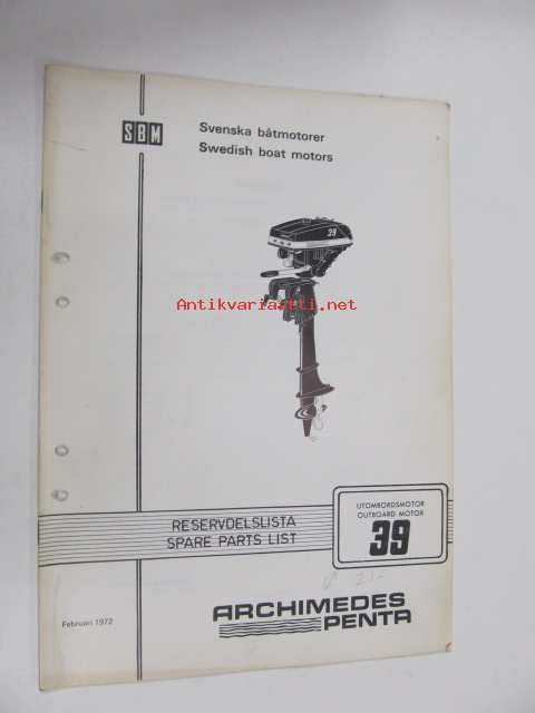 Archimedes Penta Outboard Manual
