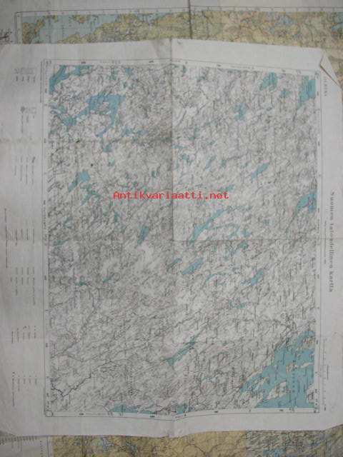 suomen kartta outokumpu Nurmes, Outokumpu, Suomen taloudellinen kartta 1940  kartta  suomen kartta outokumpu