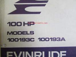 Evinrude 1971 Parts book 100 HP, katso tarkemmat mallimerkinnät kuvista.