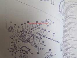 Evinrude 1971 Parts book 33 HP, katso tarkemmat mallimerkinnät kuvista.