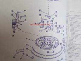Evinrude 1971 Parts book 18 HP, katso tarkemmat mallimerkinnät kuvista.