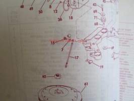 Evinrude 1974 Parts book Starflite 115 HP (First in outboards), katso tarkemmat mallimerkinnät kuvista.