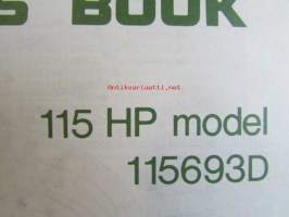 Evinrude Service 1976 Parts book 115 HP, katso tarkemmat mallimerkinnät kuvista.