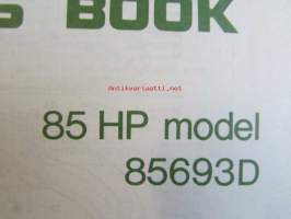 Evinrude Service 1976 Parts book 85 HP, katso tarkemmat mallimerkinnät kuvista.