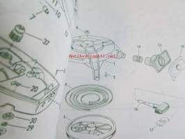 Evinrude Service 1976 Parts book 25 HP, katso tarkemmat mallimerkinnät kuvista.
