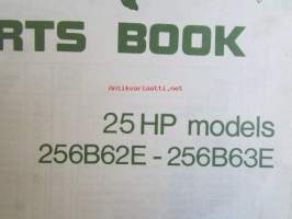 Evinrude Service 1976 Parts book 25 HP, katso tarkemmat mallimerkinnät kuvista.