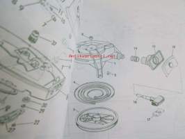 Evinrude Service 1976 Parts book 25 HP, katso tarkemmat mallimerkinnät kuvista.