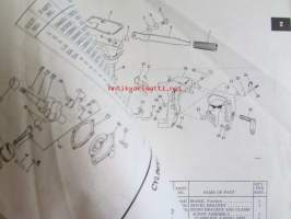 Evinrude Service 1978 Parts book 2 HP, katso tarkemmat mallimerkinnät kuvista.