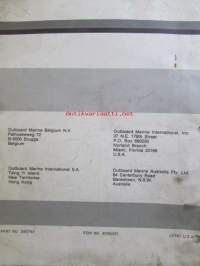 Evinrude-Johnson 1978 Parts Catalog 40 HP Commercial, katso tarkemmat mallimerkinnät kuvista.