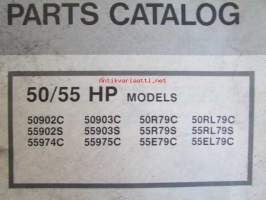 Evinrude-Johnson 1978 Parts Catalog 50/55 HP, katso tarkemmat mallimerkinnät kuvista.