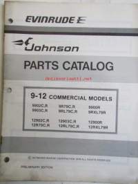 Evinrude-Johnson 1978 Parts Catalog 9-12 HP Commercial, katso tarkemmat mallimerkinnät kuvista.
