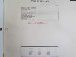 Evinrude-Johnson 1978 Parts Catalog 9-12 HP Commercial, katso tarkemmat mallimerkinnät kuvista.