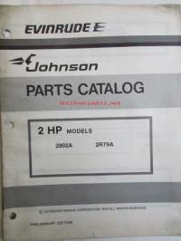 Evinrude-Johnson 1978 Parts Catalog 6 HP Commercial, katso tarkemmat mallimerkinnät kuvista.