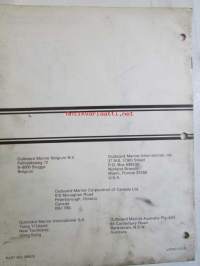 Evinrude-Johnson 1979 Parts Catalog V-6, katso tarkemmat mallimerkinnät kuvista.