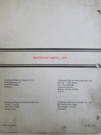 Evinrude-Johnson 1979 Parts Catalog E-4 HP, katso tarkemmat mallimerkinnät kuvista.